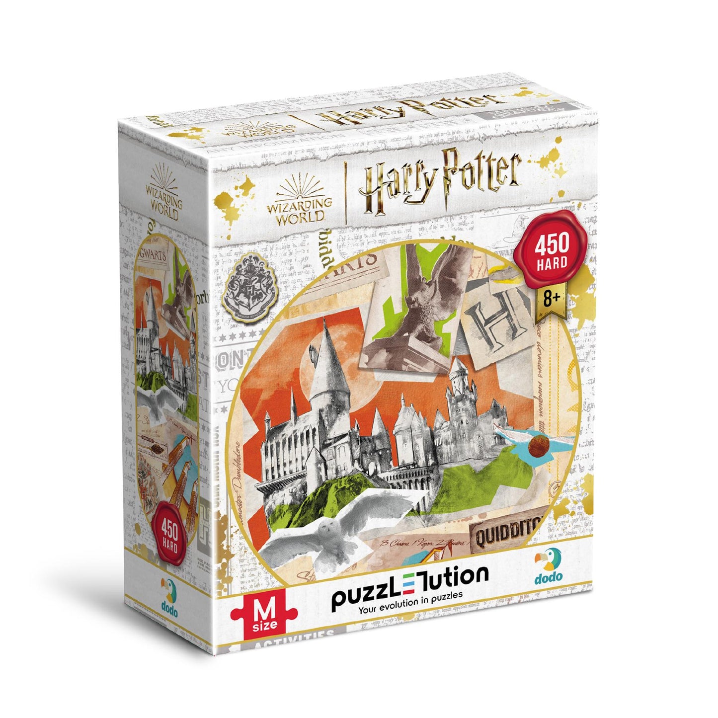 Puzzle Hard M Harry Potter Hogwarts school and Quidditch field - 450 pcs