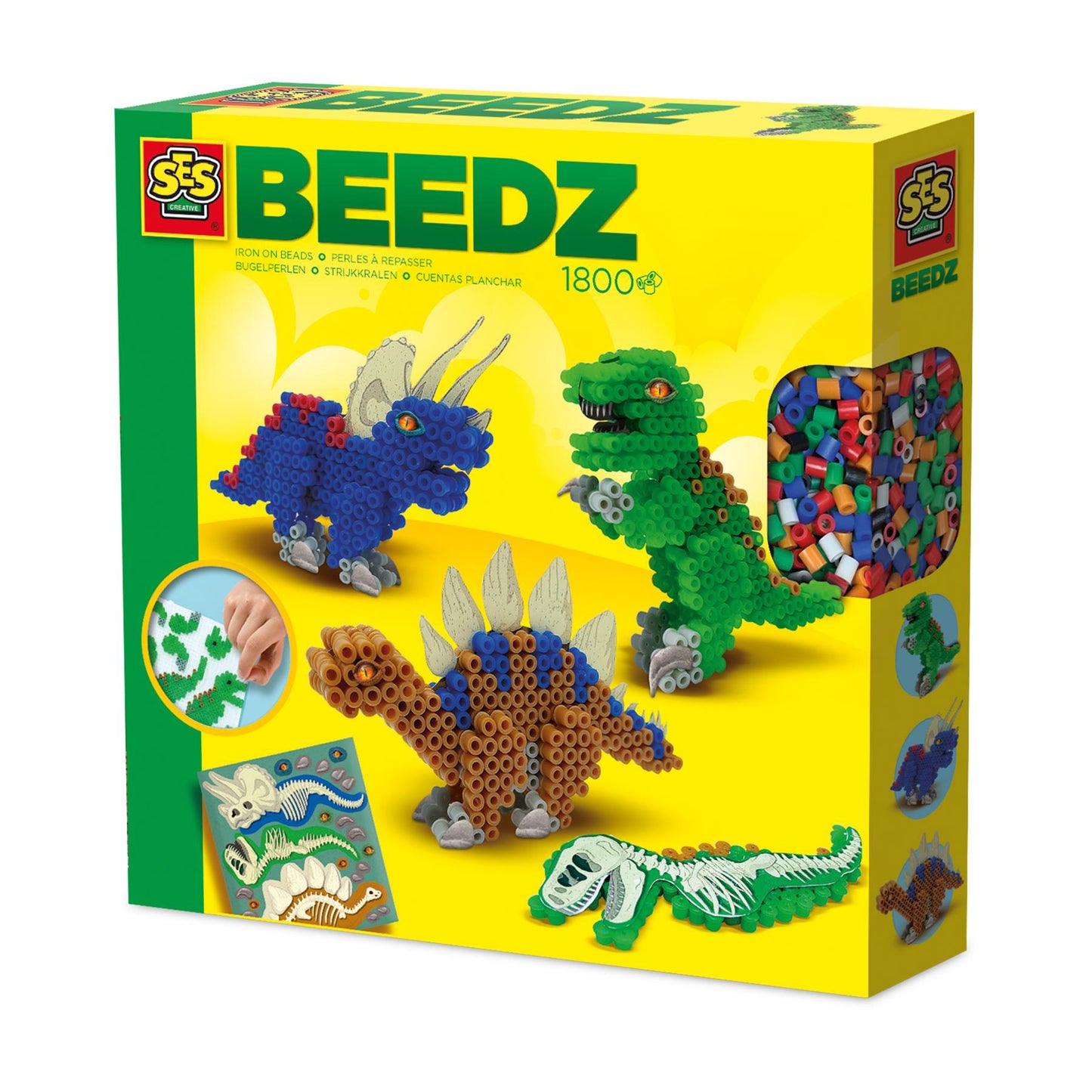 Iron on beads - Dinos
