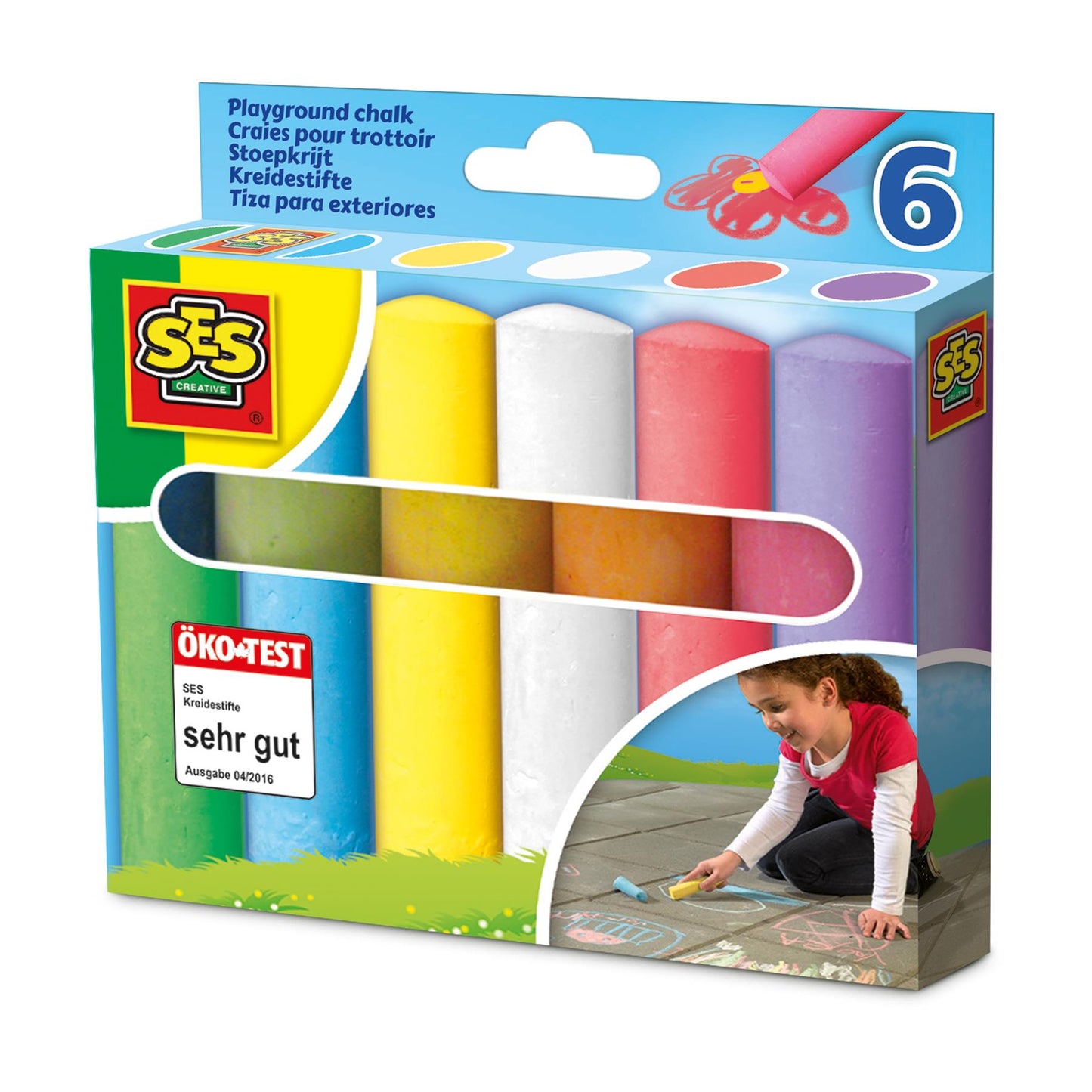 Playground chalk 6 pack