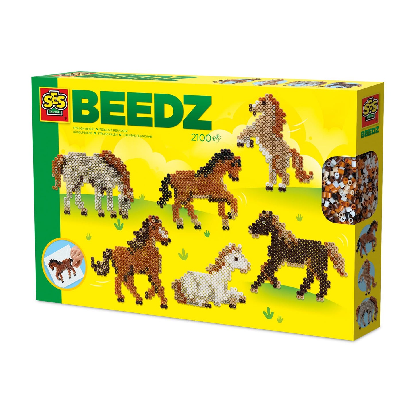 Iron on beads - Wild horses - 17577