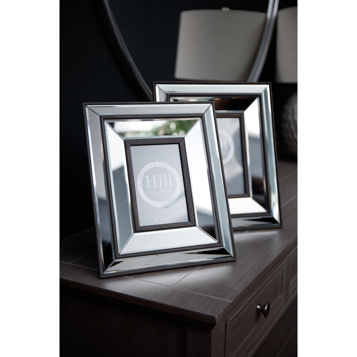 Tristan Mirror And Wood 5X7 Frame - BROWN