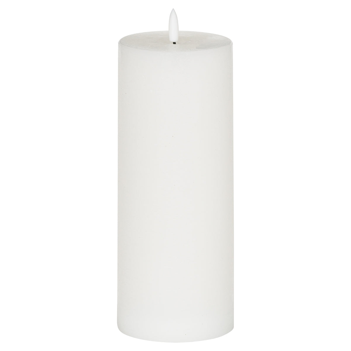 Luxe Collection Natural Glow 3.5x9 LED White Wax Candle