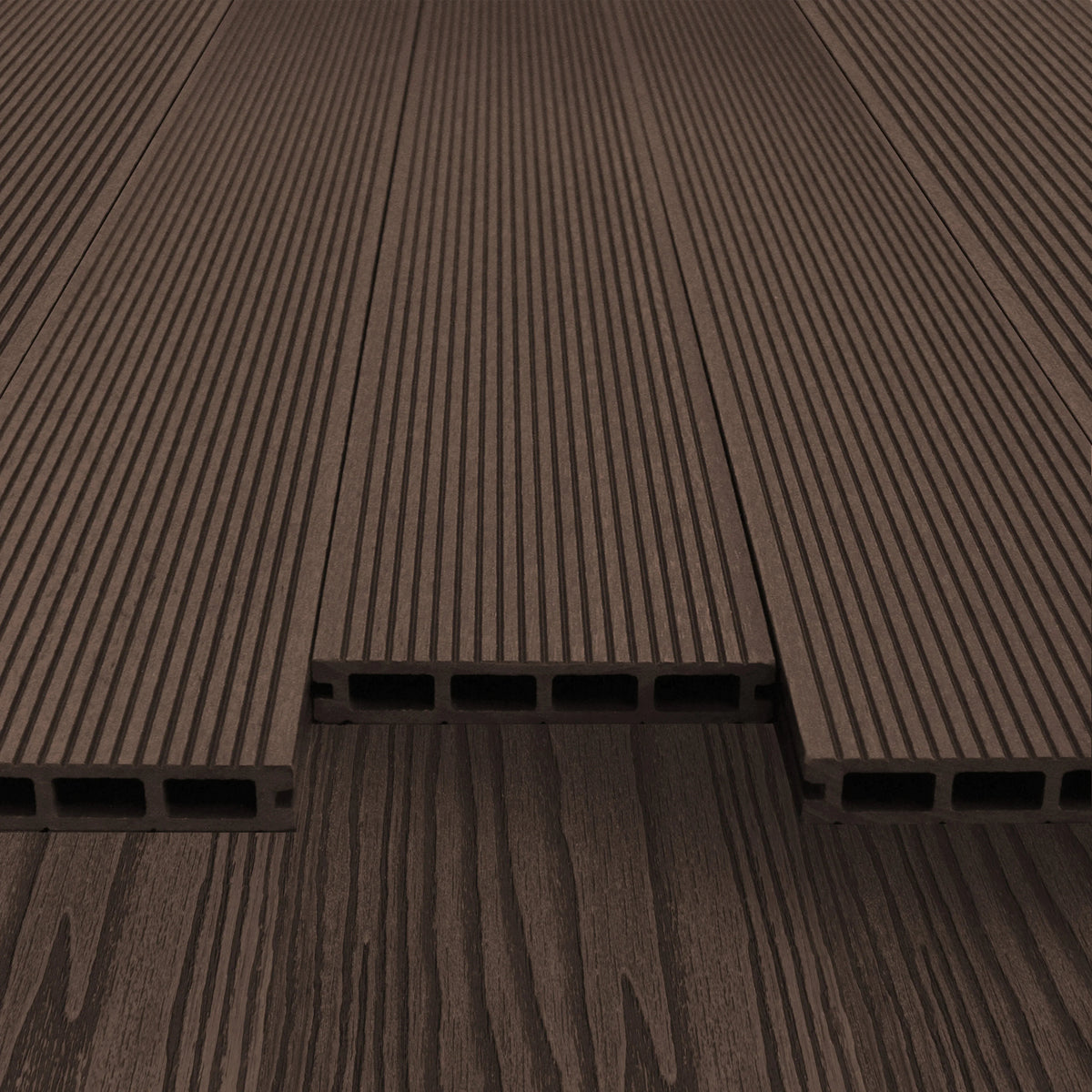 Composite Decking Boards x 5 – Brown