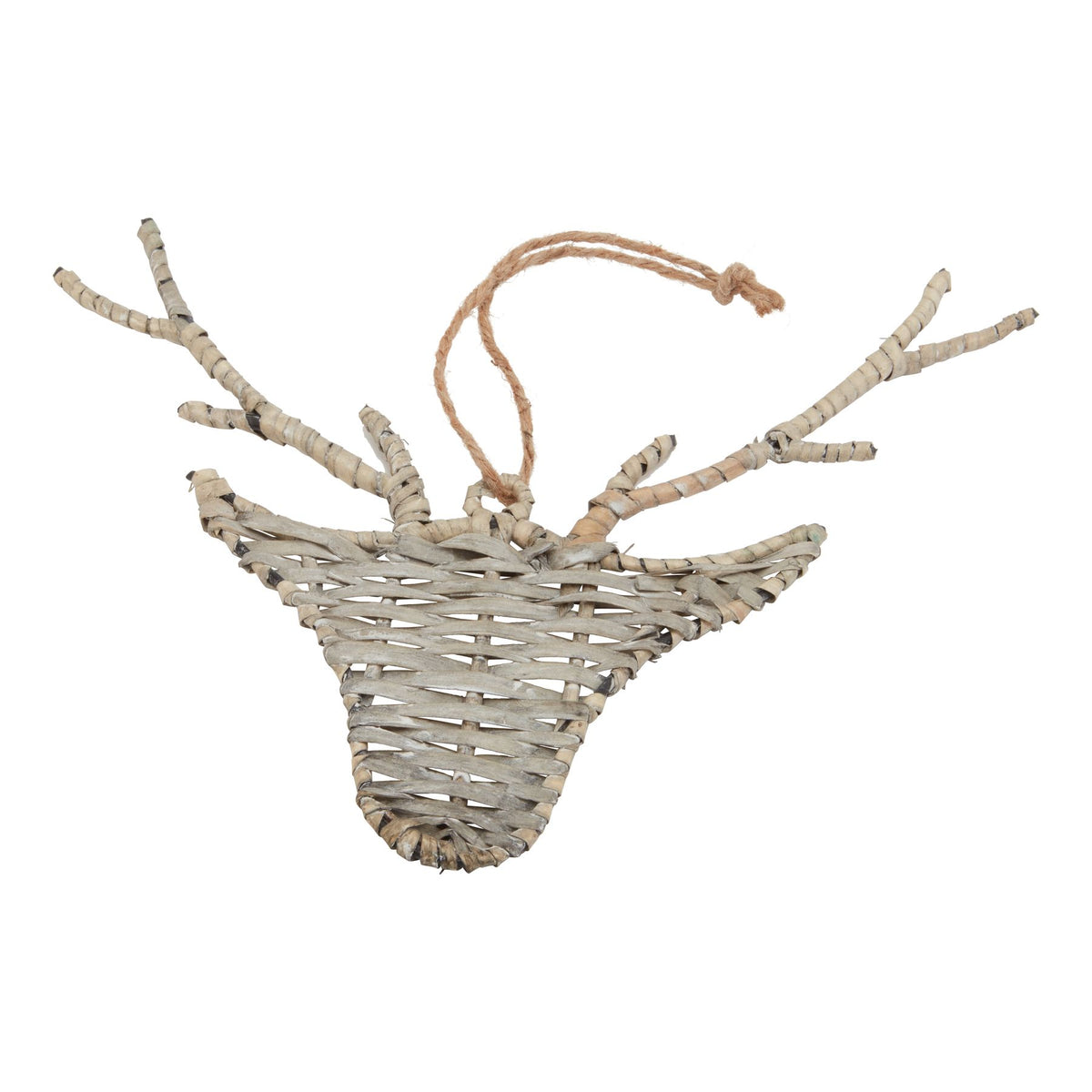 The Noel Collection Wicker Hanging Reindeer - BROWN