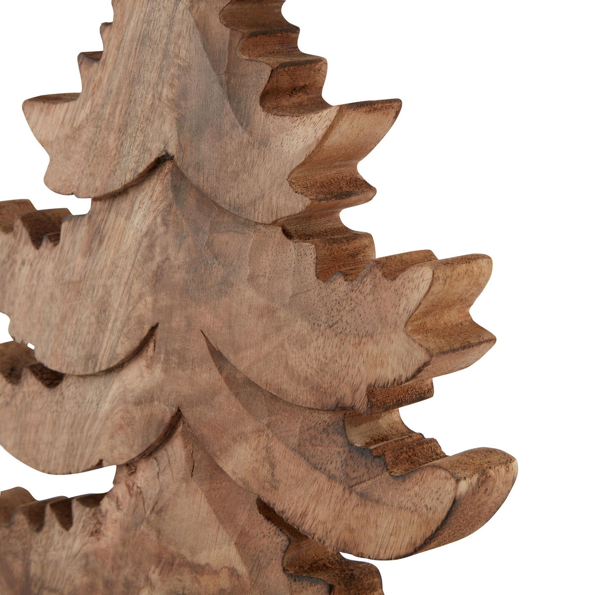 Natural Wooden Large Christmas Tree - BROWN