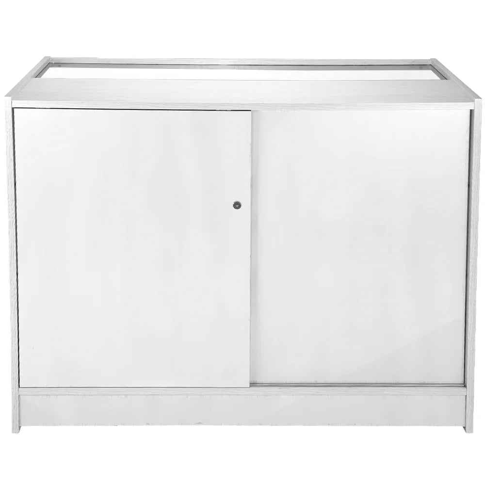Mars Brilliant White Shop Counter & Retail Display Set