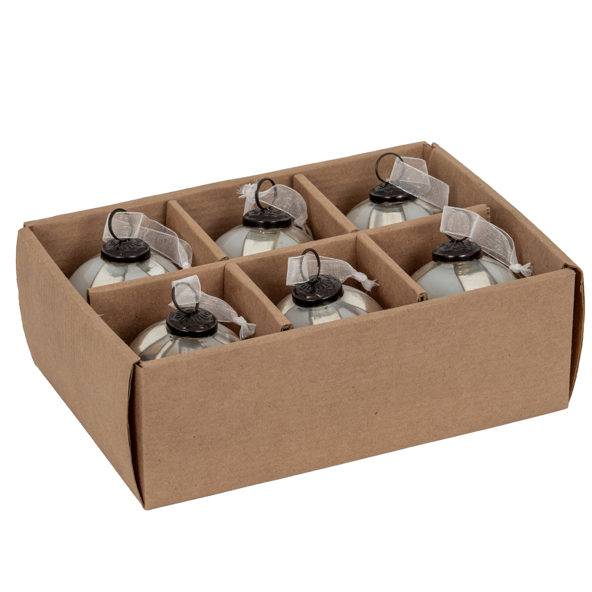 Coffee Ombre Set Of 6 Baubles