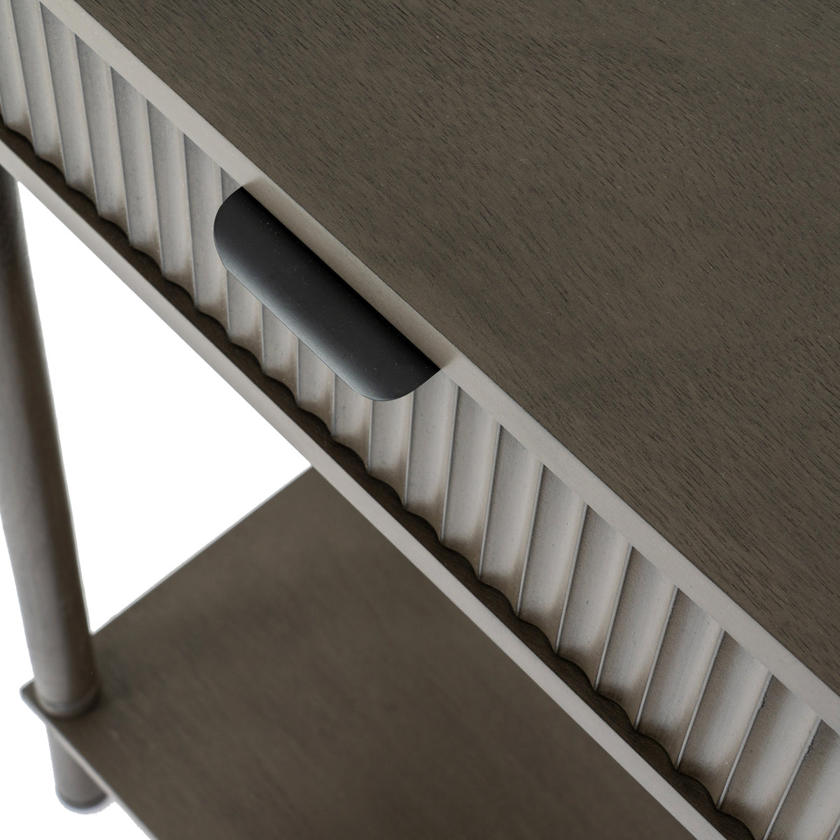 Reed Collection 2 Drawer Console - BROWN