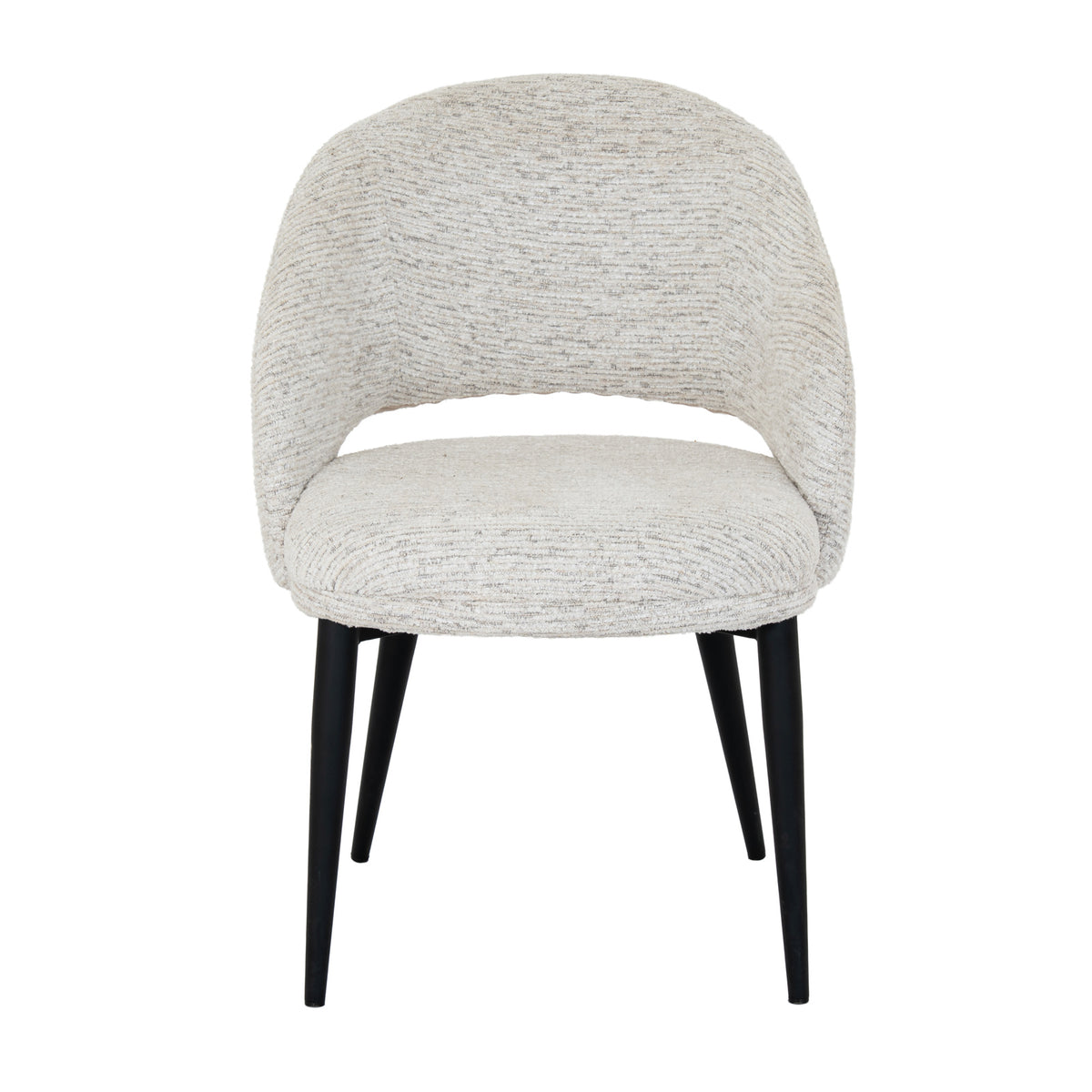 Sorelle Curved Dining Chair - WHITE