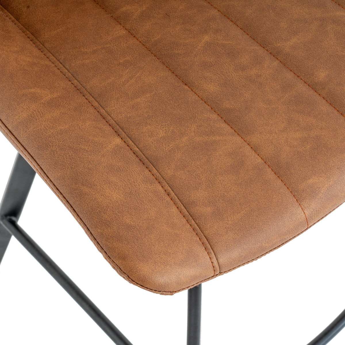 Malmo Tan Swivel Bar Stool - BROWN