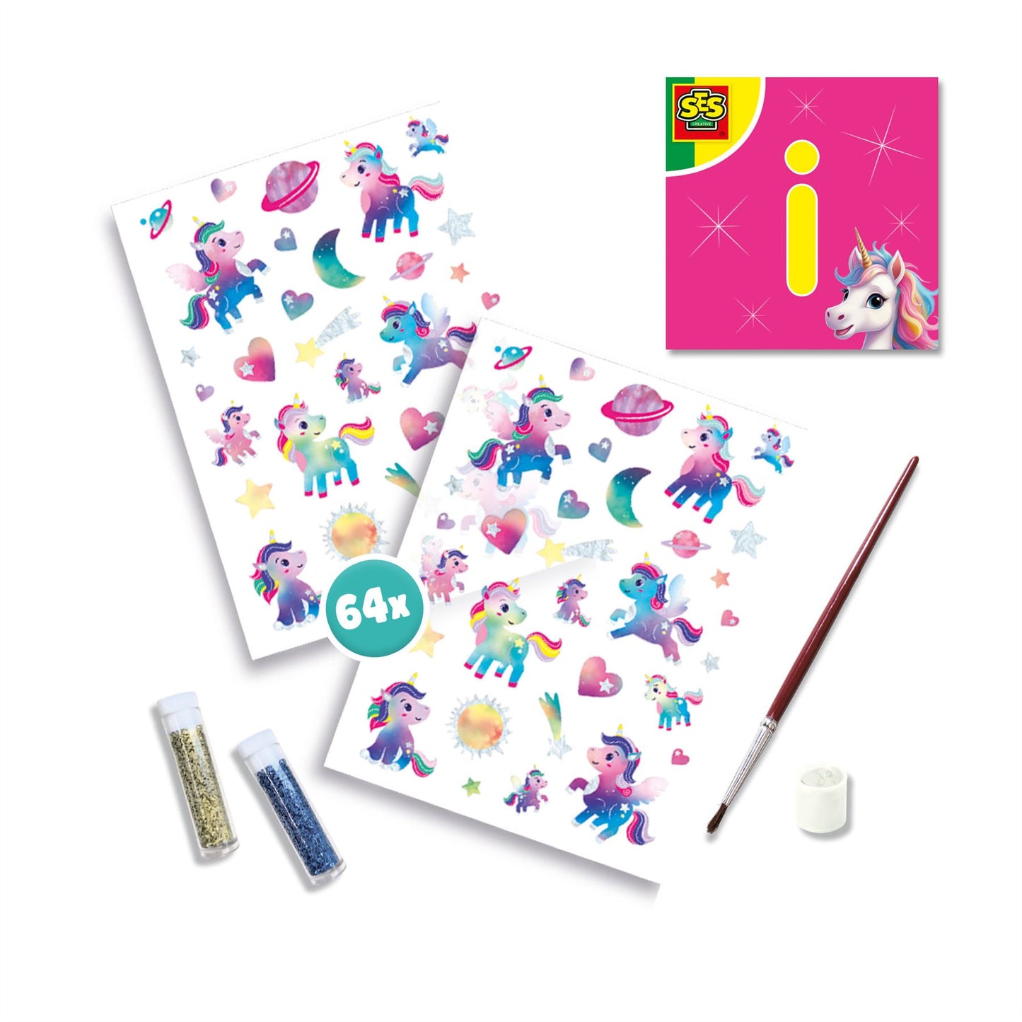 Unicorn - Tattoos and glitters