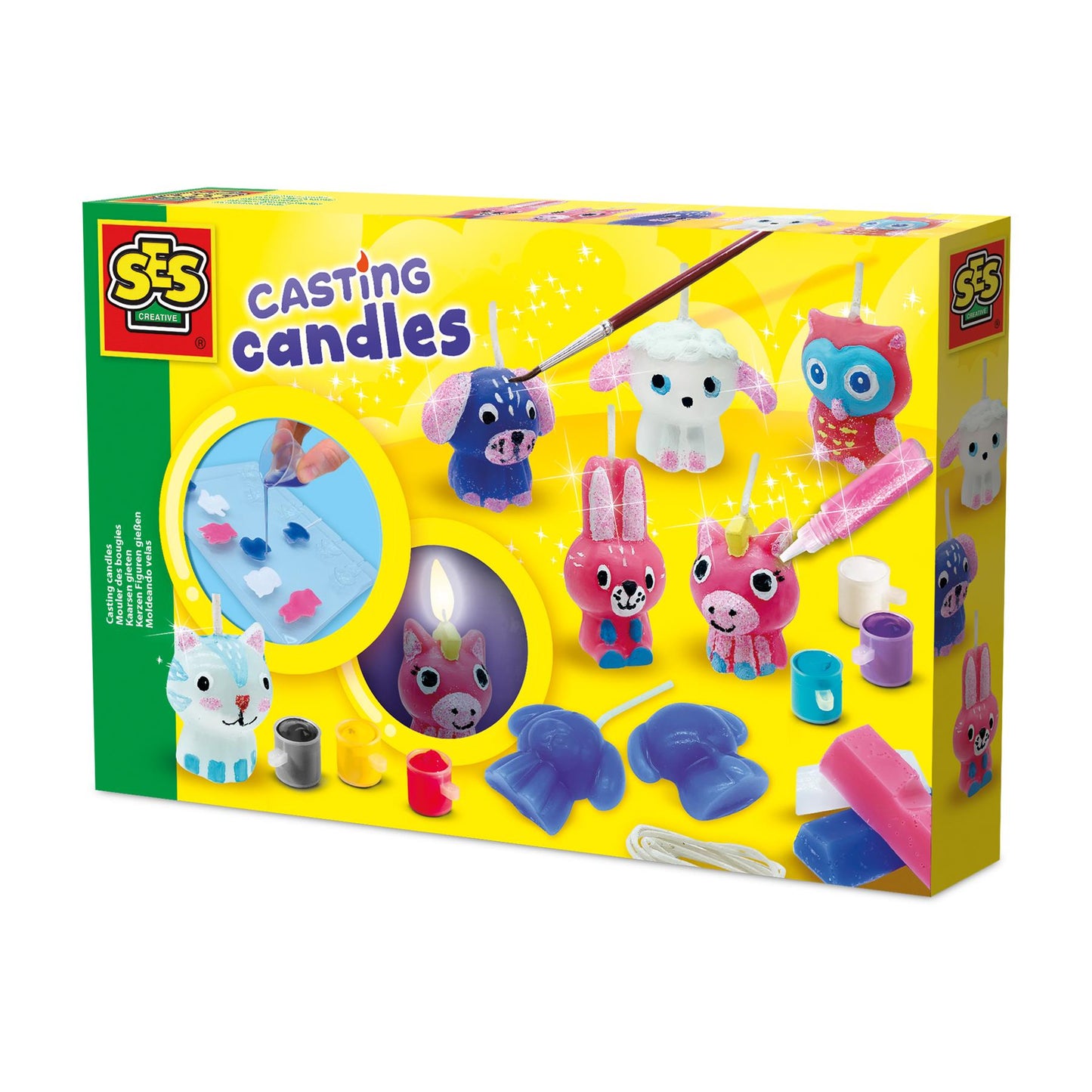Casting candles
