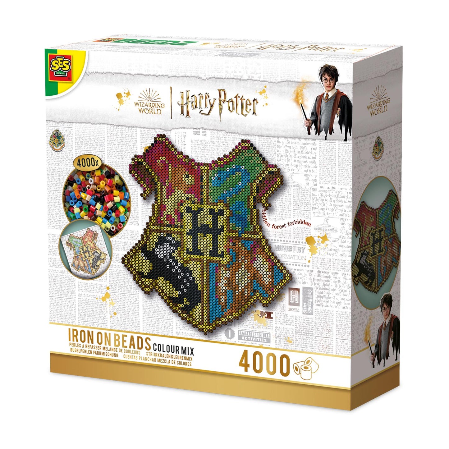 Harry Potter - Iron on beads colour mix (Hogwarts crest)
