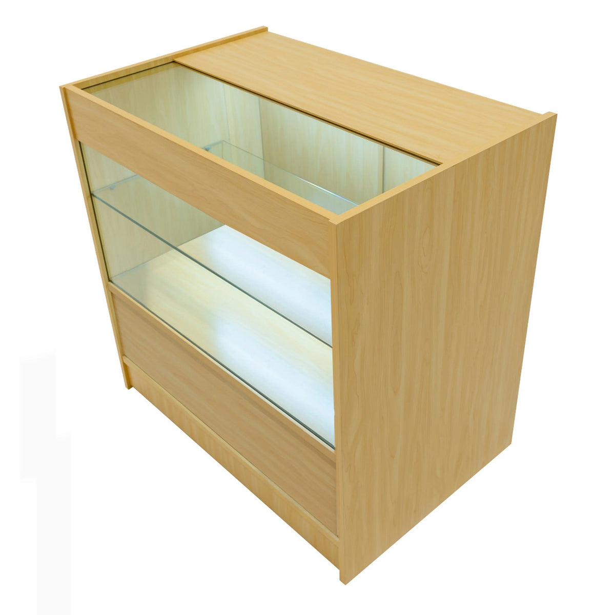 Europa LED Shop Counter Set B900, C900, TB60 & LM60 - Maple