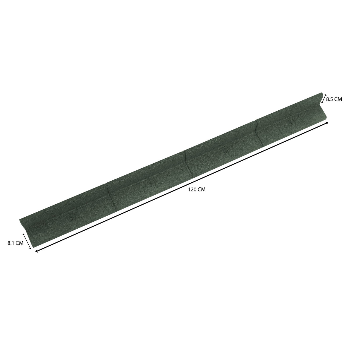 Flexible Lawn Edging 7.2m - Green