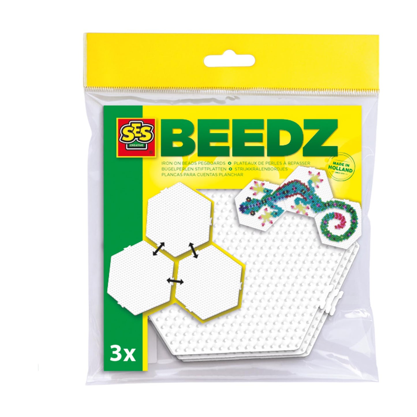 Hexagon connectable pegboards 3x - 17627