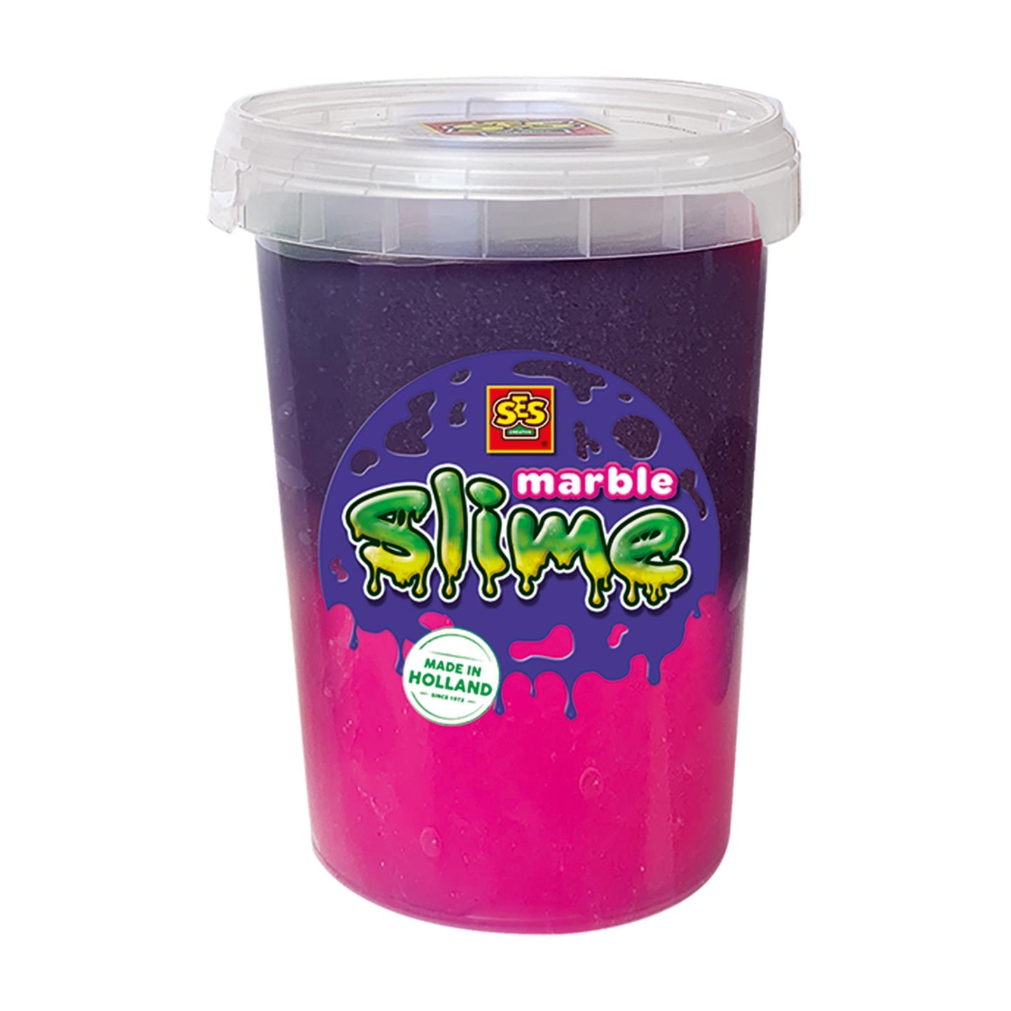 Marble slime - Pink and purple 200gr