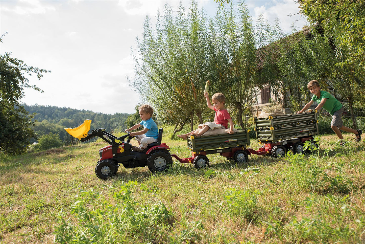 MF 8650 Tractor with Frontloader