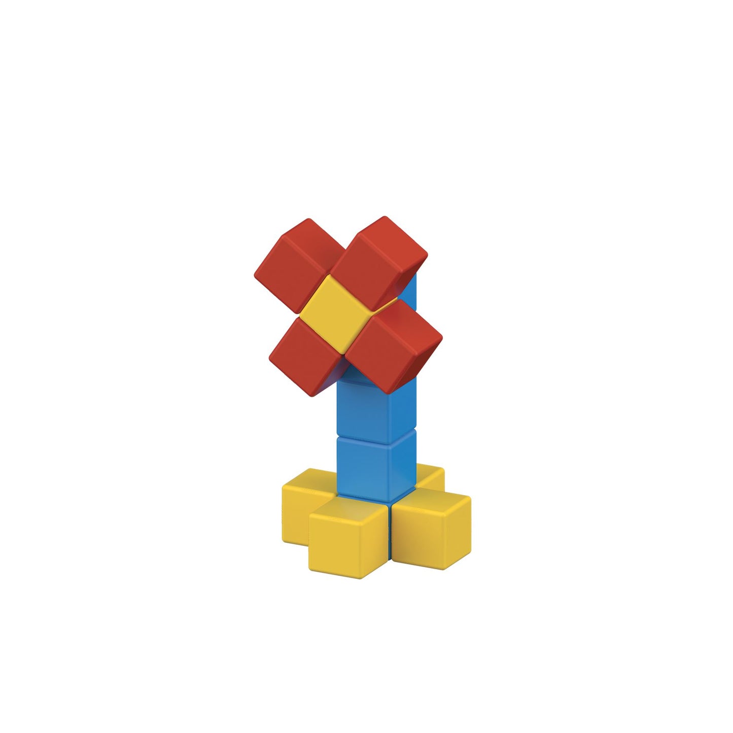 Geomag Magicube Magnetic Shapes Word Builder - 79 Pieces
