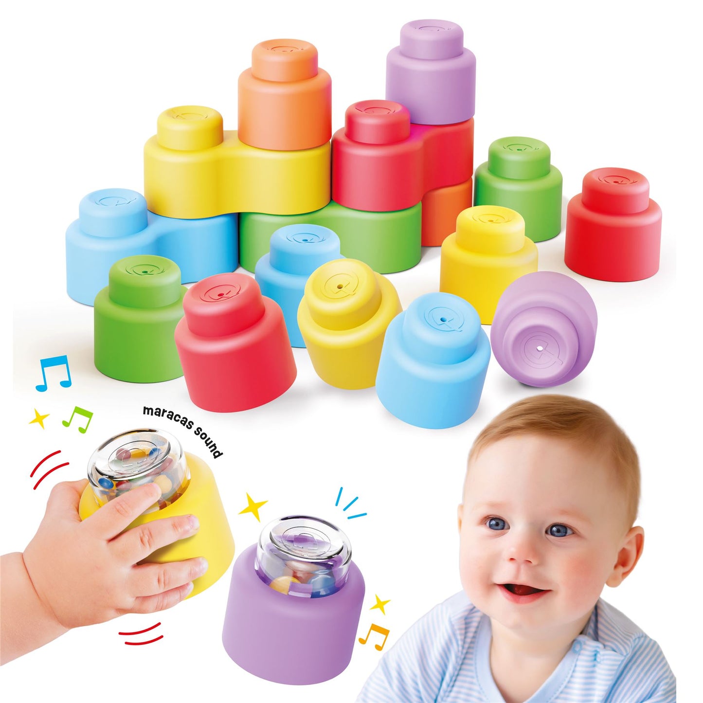 Momy Soft and Happy Sounds - 32 Pieces
