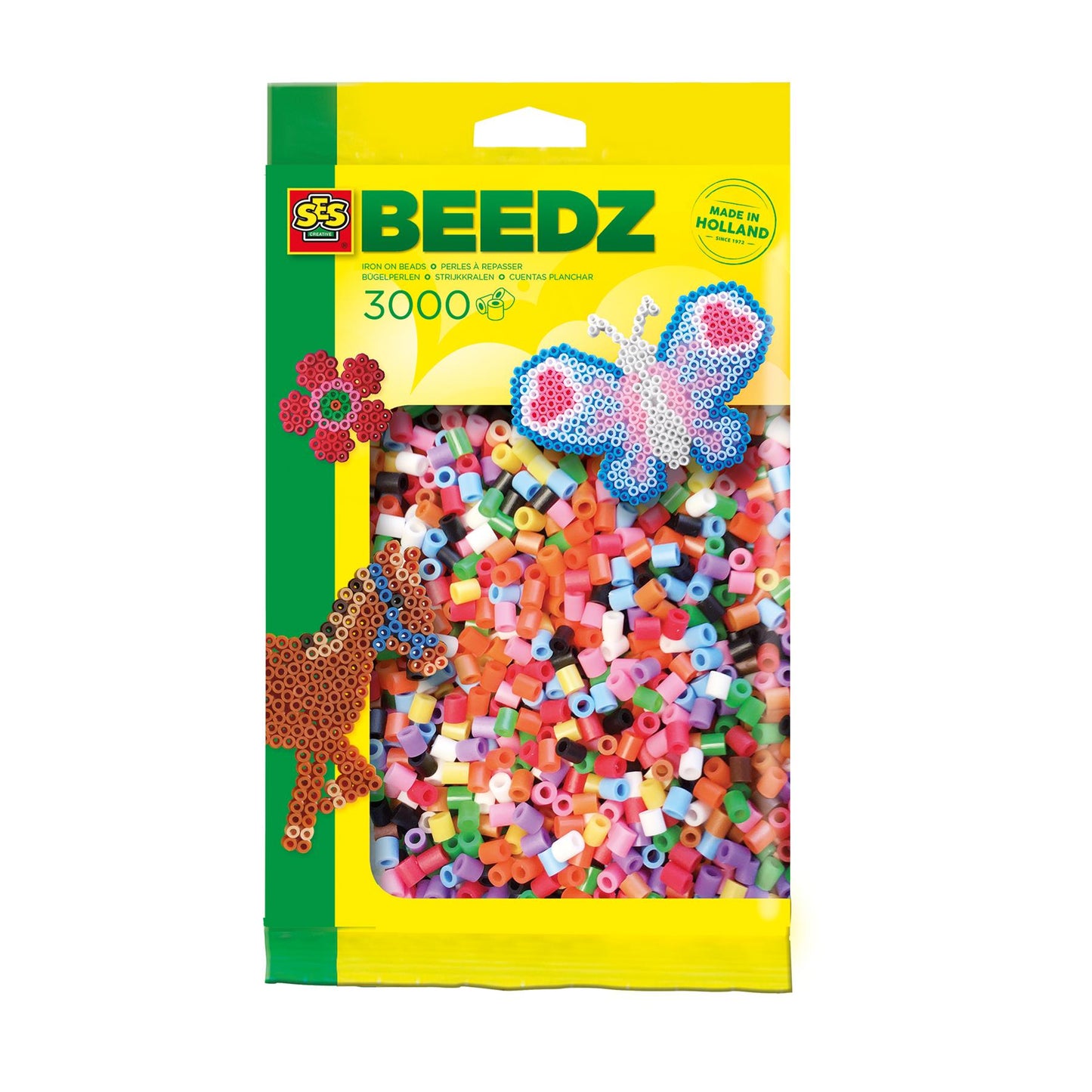 Iron on beads 3000 mix basic