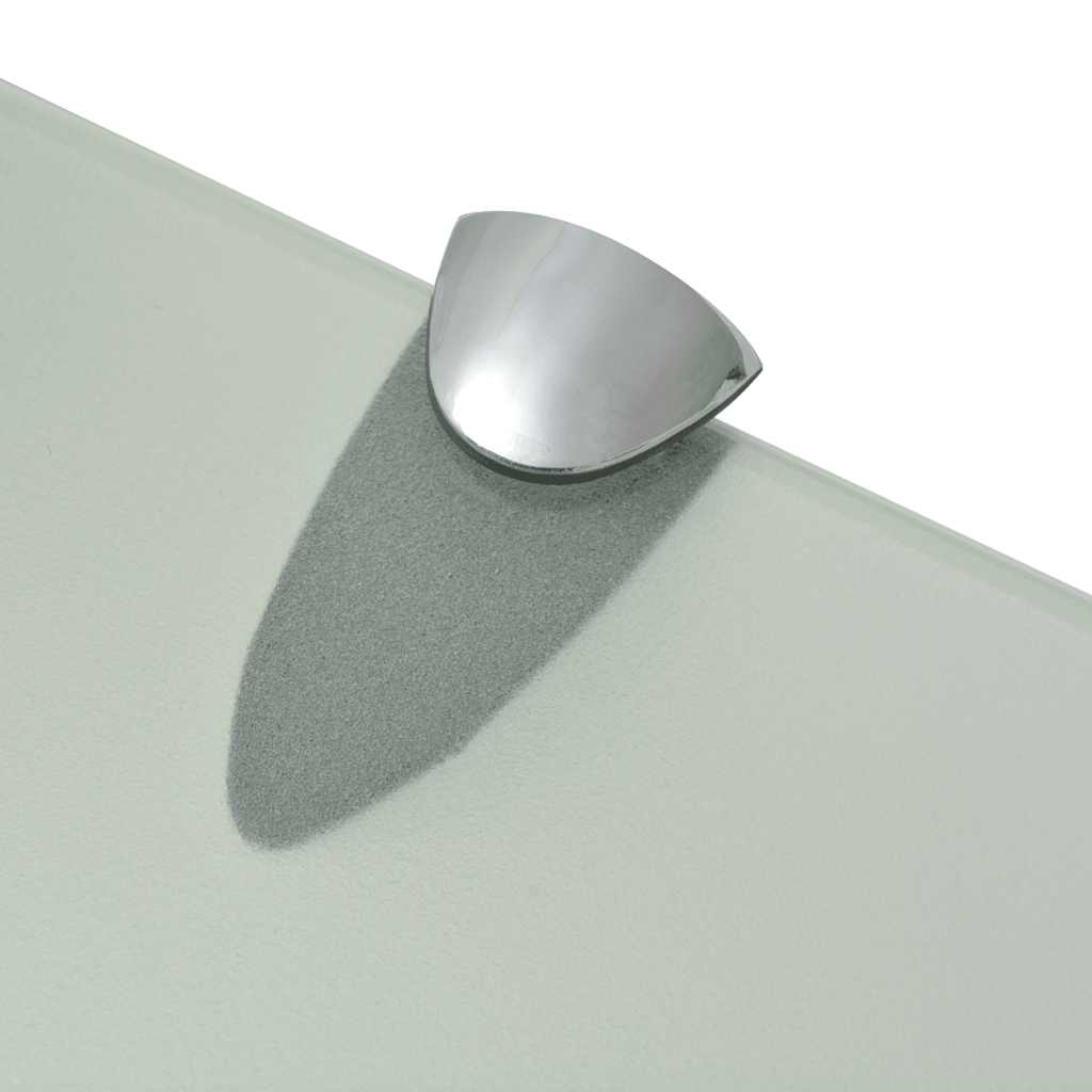 243776 vidaXL Floating Shelf Glass 90x10 cm 8 mm - Transpart - 90 x 10 x 0.8 cm