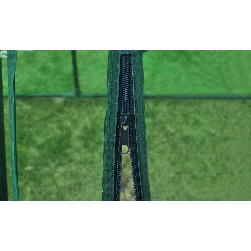 vidaXL Greenhouse with 3 Doors - Green