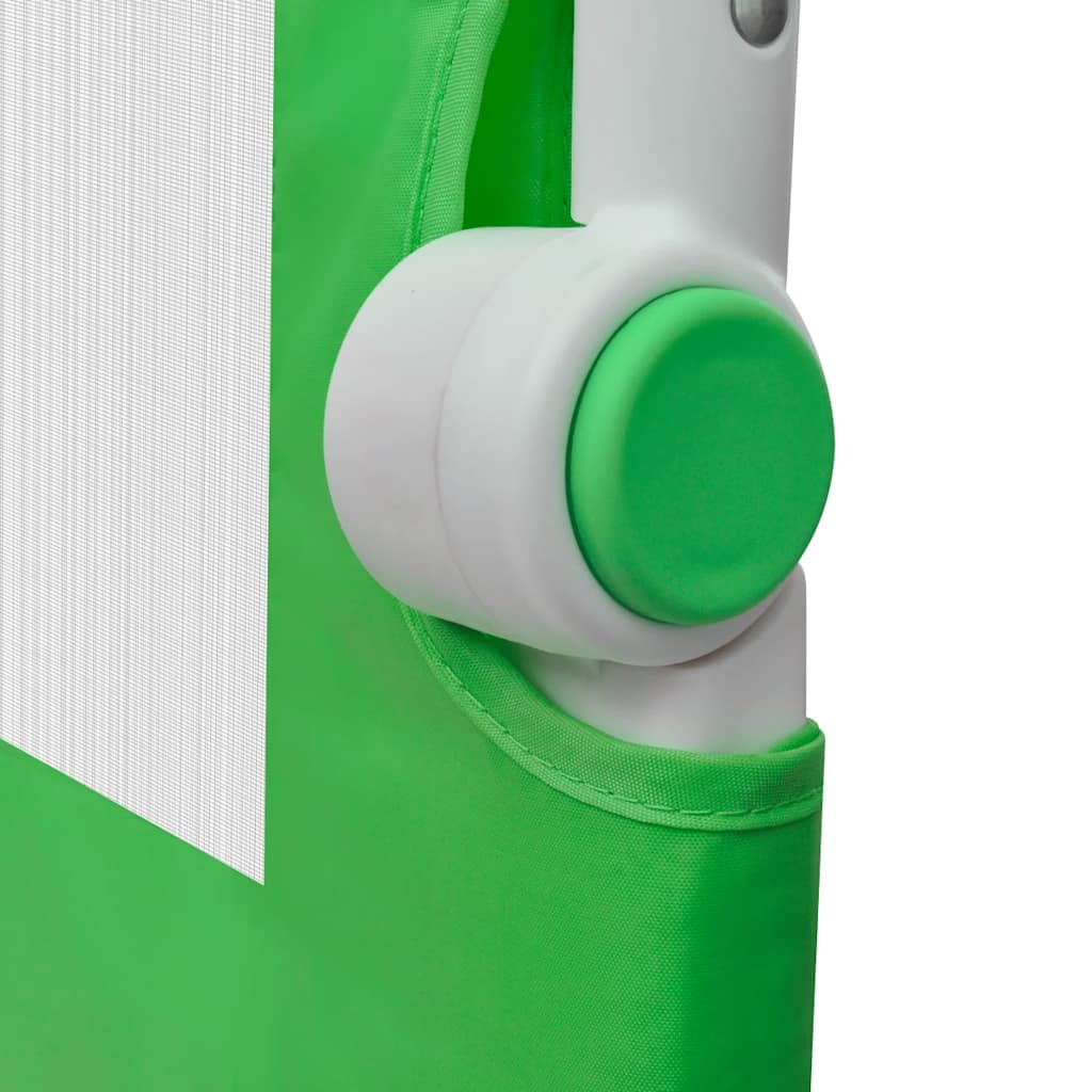 vidaXL Toddler Safety Bed Rail 102 x 42 cm Green