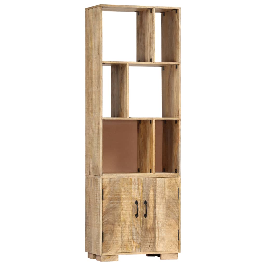 vidaXL Bookshelf 60x35x180 cm Solid Mango Wood - Brown