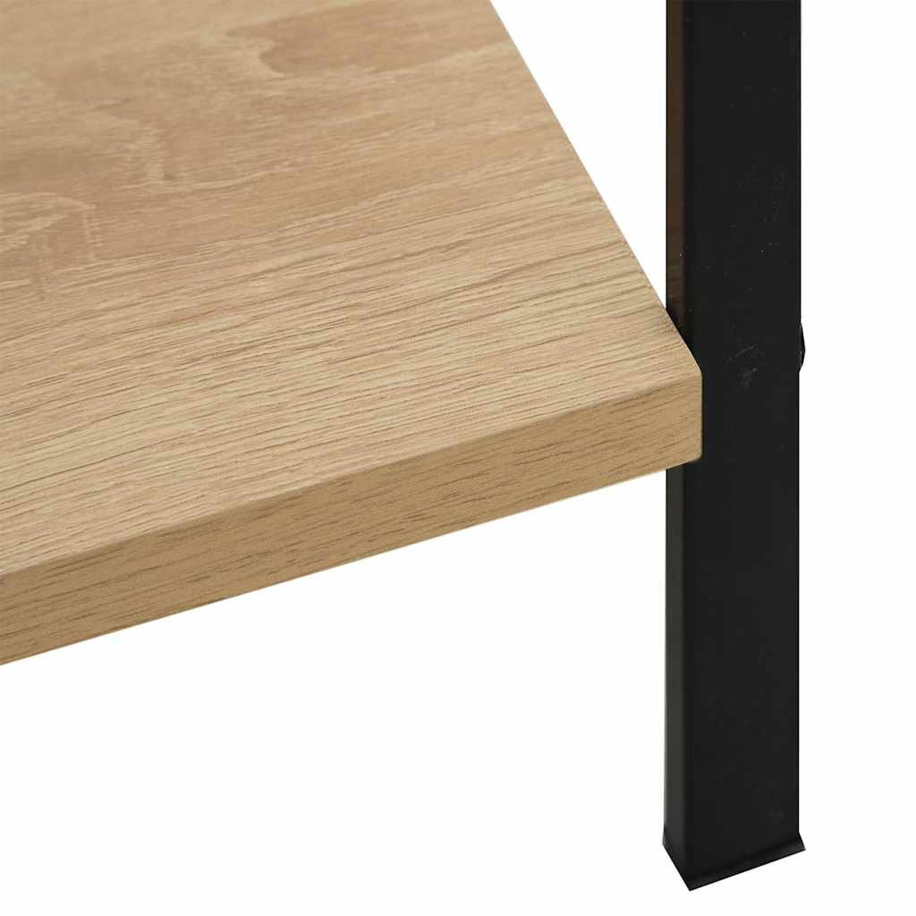 vidaXL 5-Layer Book Shelf Oak 60x27.6x158.5 cm Engineered Wood - Brown