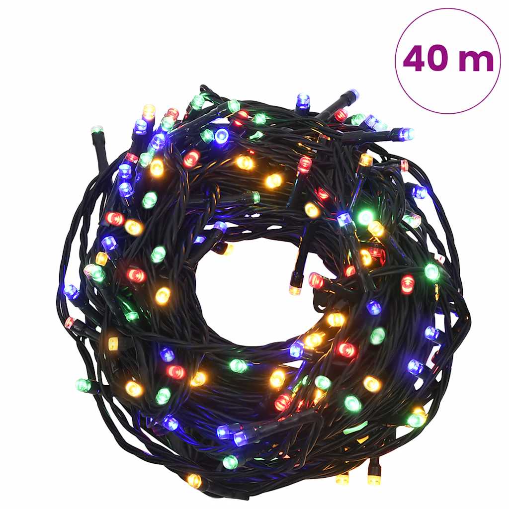 vidaXL Light String with 400 LEDs Multicolour 40m 8 Light Effects - 40 m