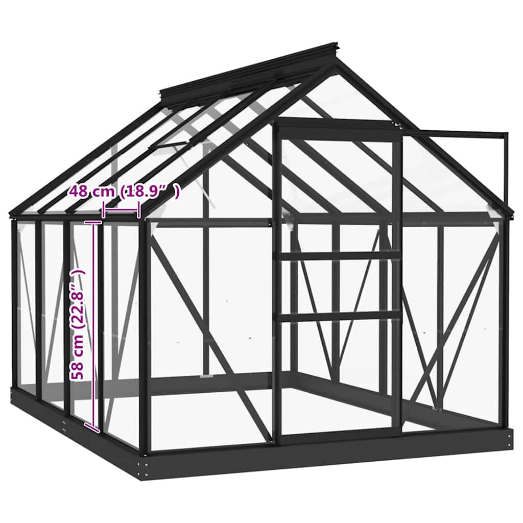 vidaXL Greenhouse Glass Replacements 16 pcs Tempered Glass - Transparent