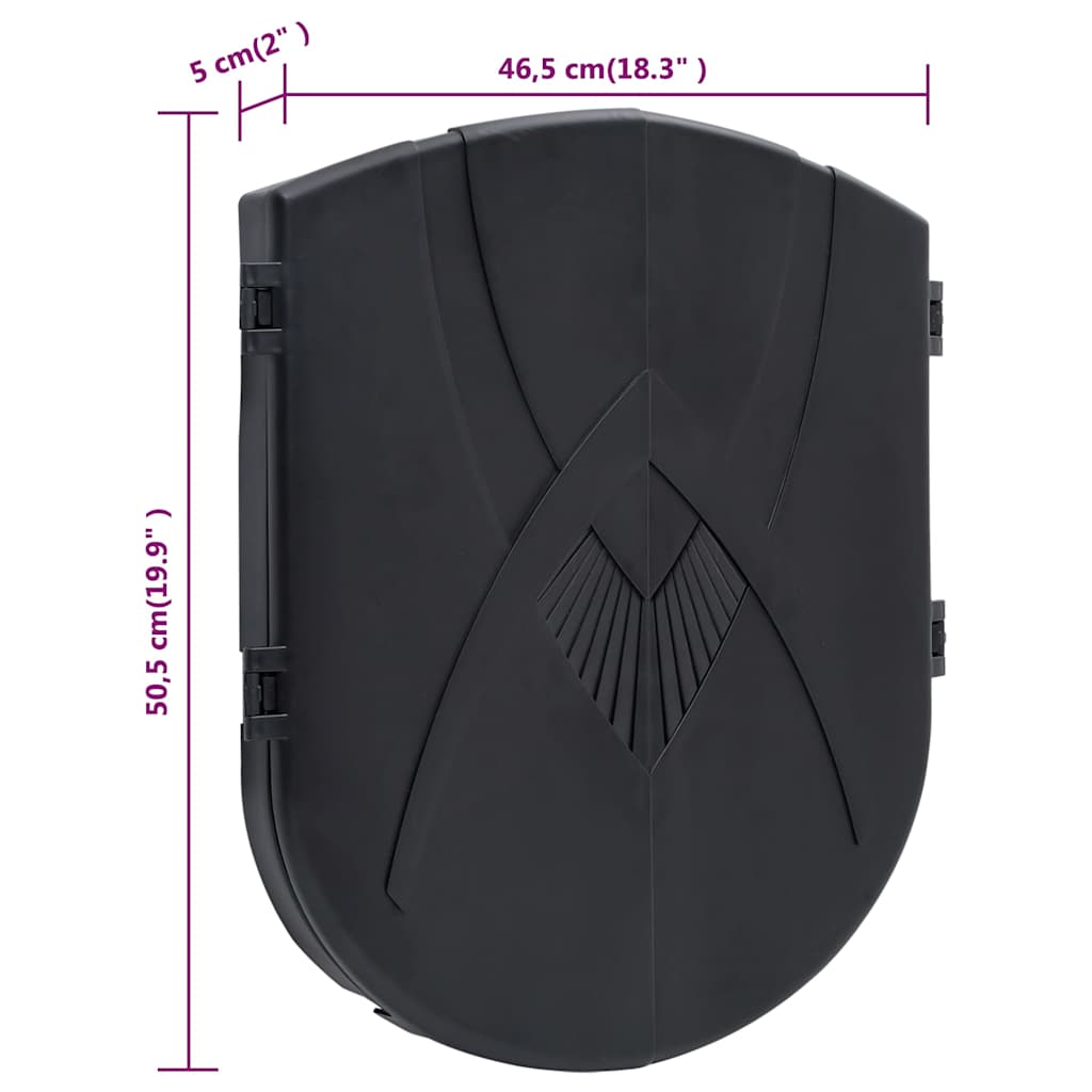 vidaXL Electric Dartboard with Darts Black Polypropylene