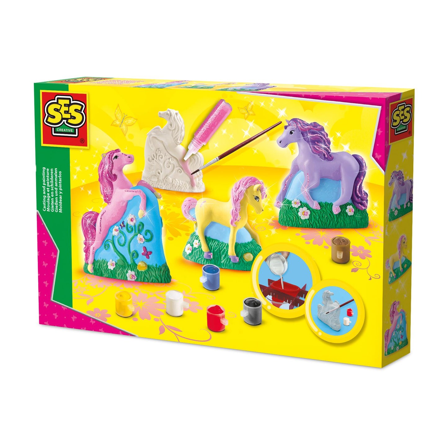 Casting and painting - 3 horses