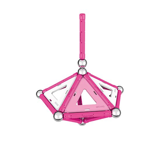 Geomag Kids Panel Pink Magnetic Shapes - 68 Pieces