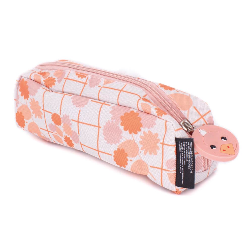 1-ZIP ANIMAL FACE PENCIL CASE POMELOS THE OSTRICH
