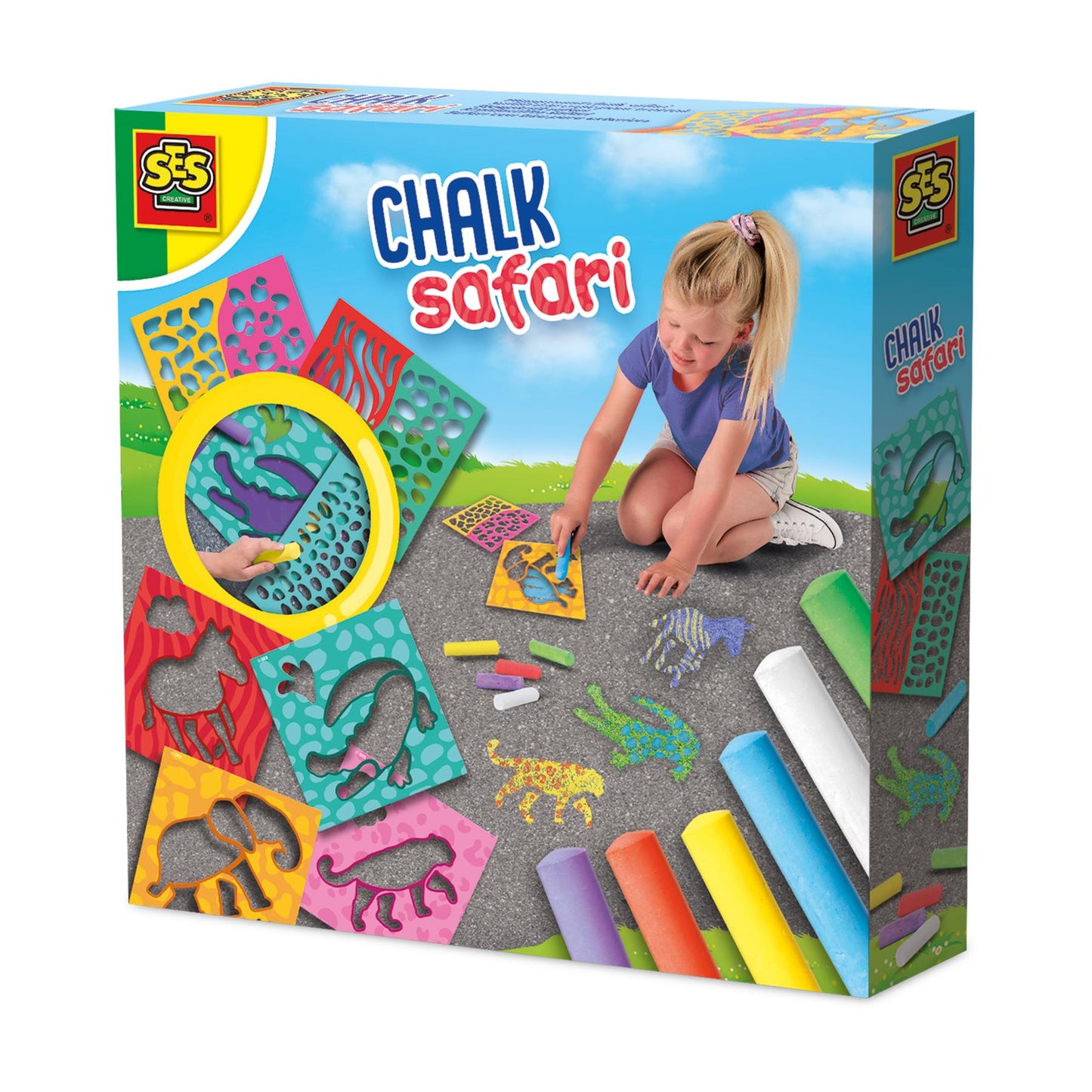 Playground chalk safari
