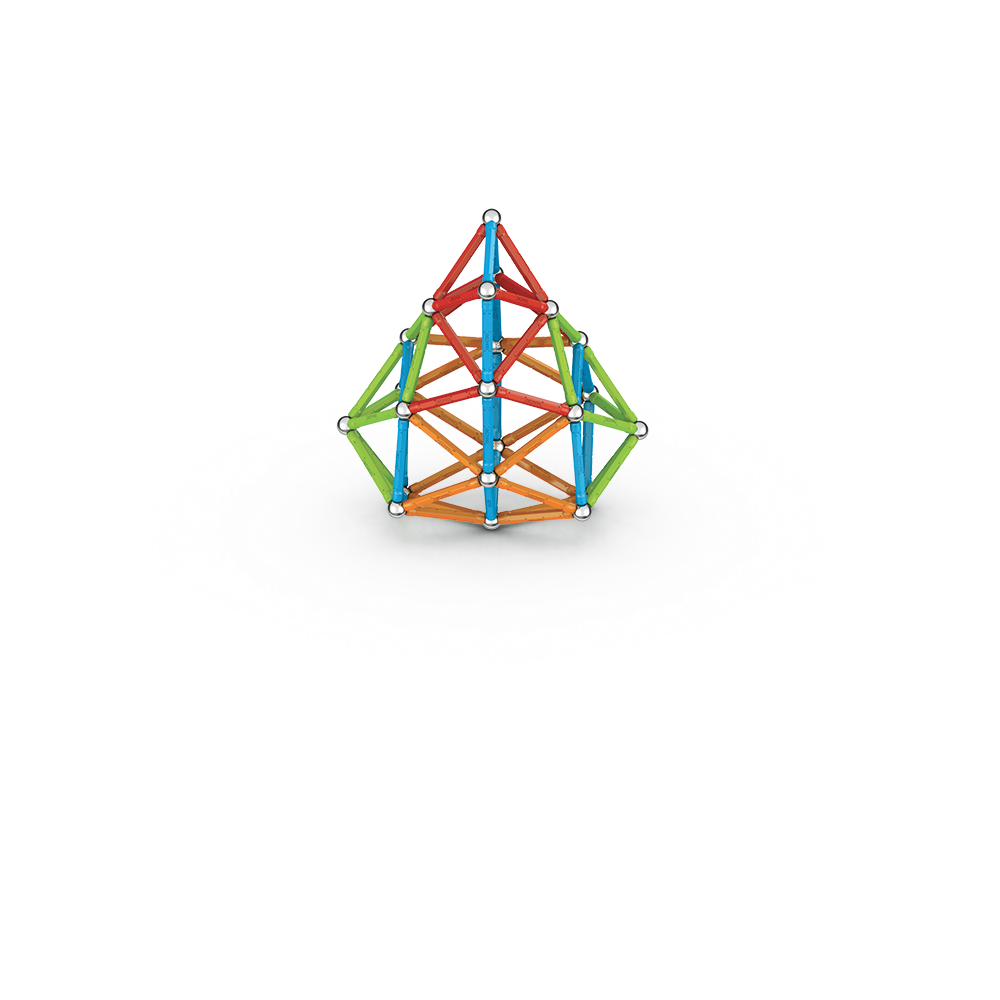 Geomag Magnetic Supercolor - 142 Pieces