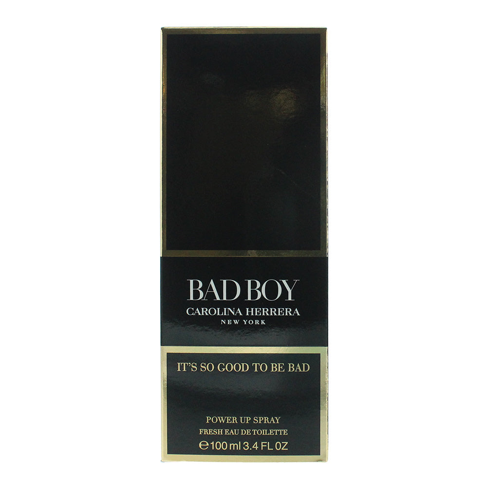 Carolina Herrera Bad Boy Power Up Spray Fresh Eau de Toilette 100ml Spray