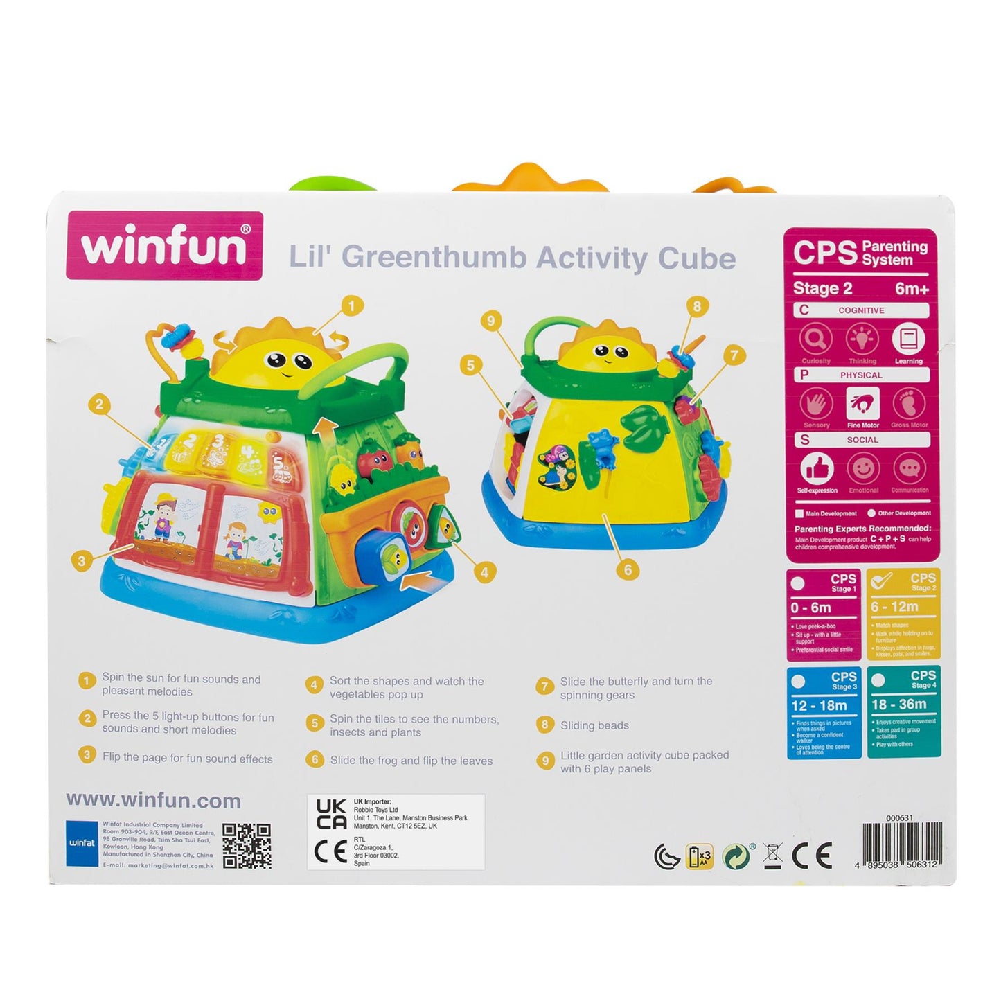 Lil' Green Thumb Activity Cube