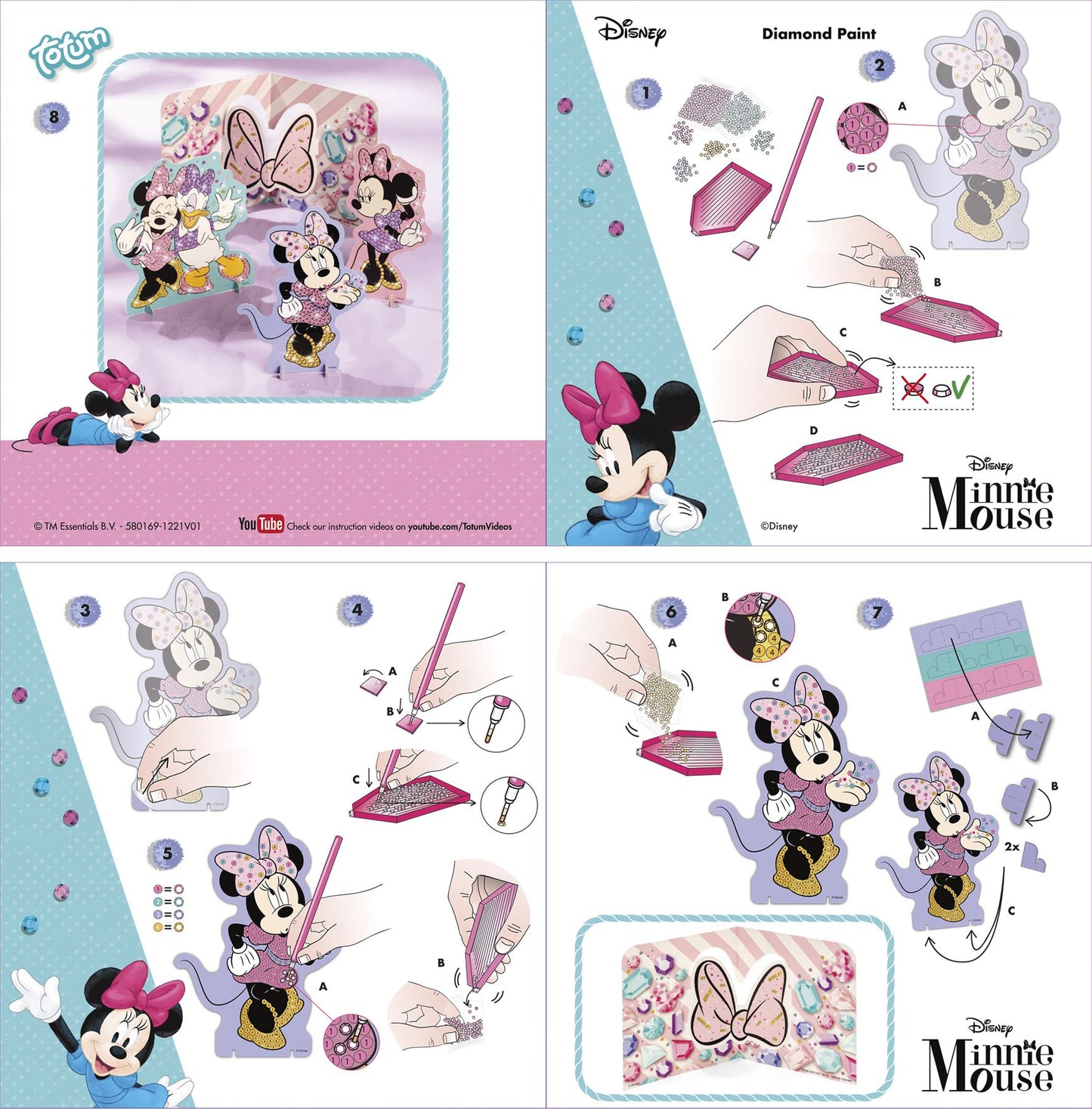 MINNIE MOUSE DIAMOND PAINTING