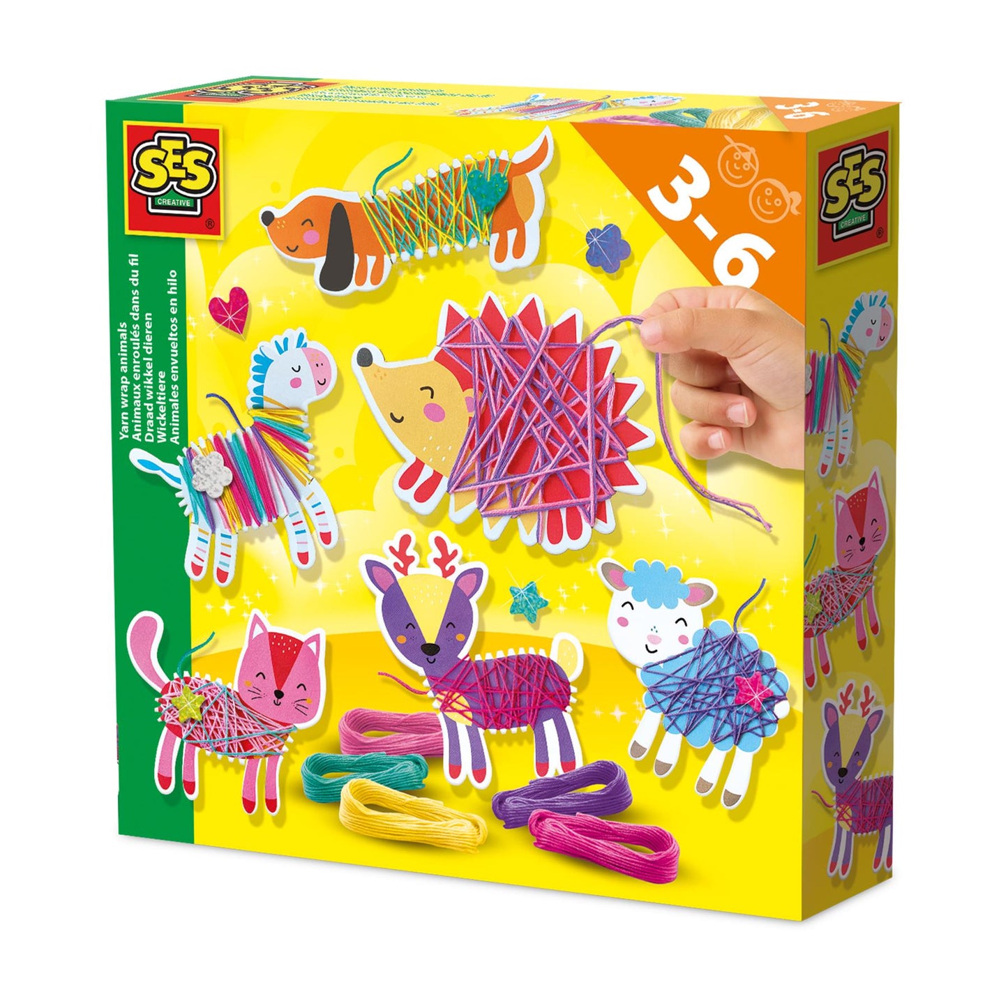 Yarn wrap animals