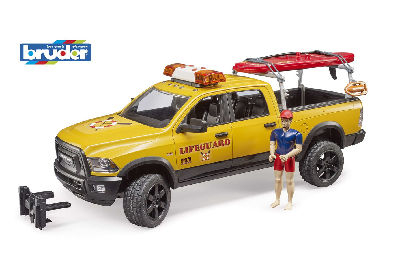 RAM 2500 PowerWagon Life Guard withFigure and Stand Up Paddl