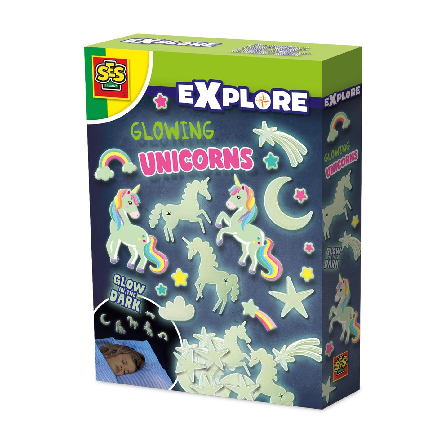 Glowing unicorns