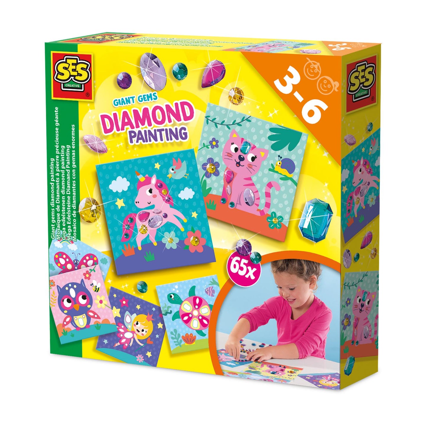 Giant gems diamond painting