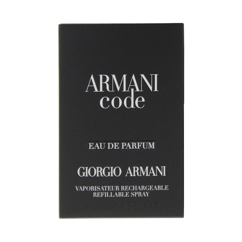 Giorgio Armani Armani Code Eau de Parfum 30ml Refillable Spray