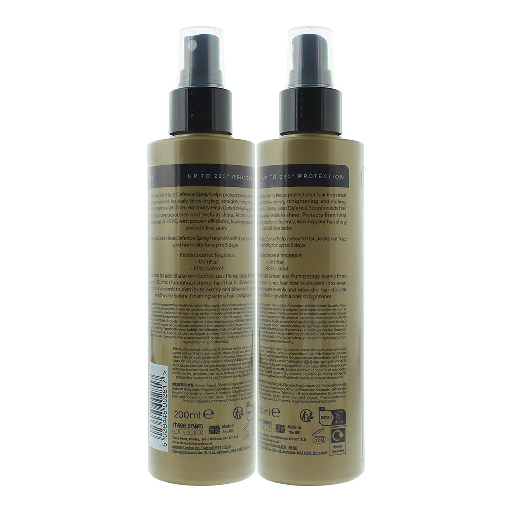 Harmony Gold Heat Defence Spray 200ml