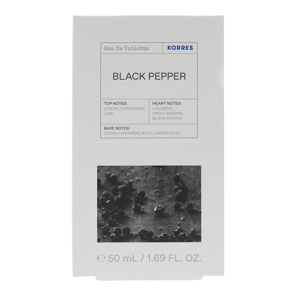 Korres Black Pepper Eau de Toilette 50ml Spray
