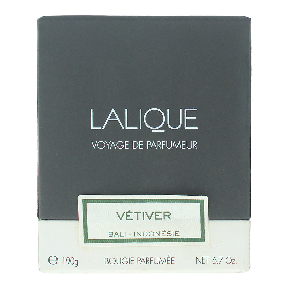 Lalique Candle 190g - Vetiver Bali