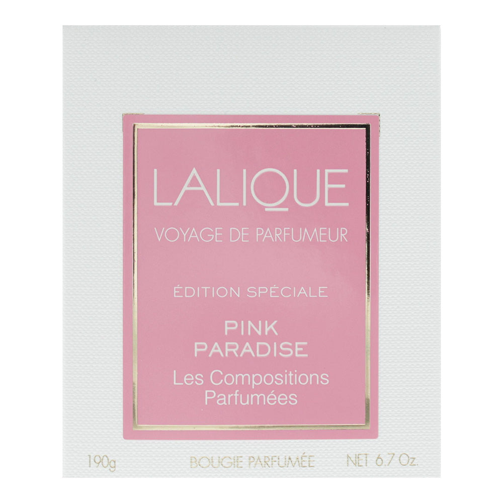 Lalique Les Compositions Parfumées Pink Paradise Candle 190g